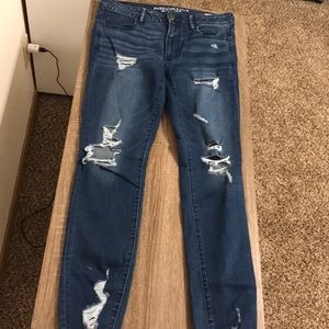 American Eagle ripped jeans